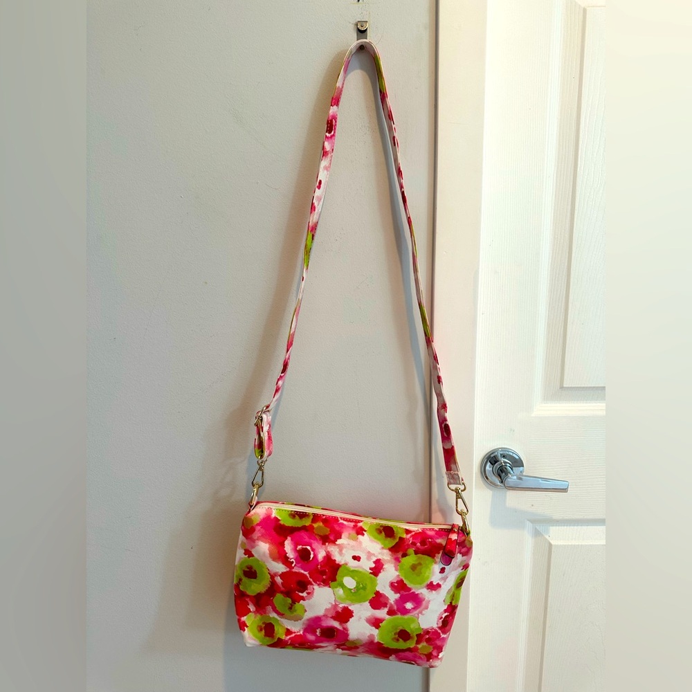 Ines Delaure Paris Floral Crossbody Bag